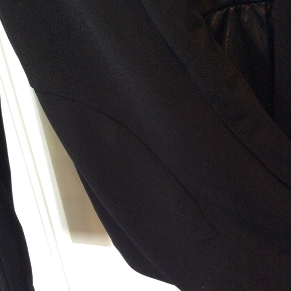 Sequin hearts Black peplum jacket/ open cardigan - Picture 7 of 9